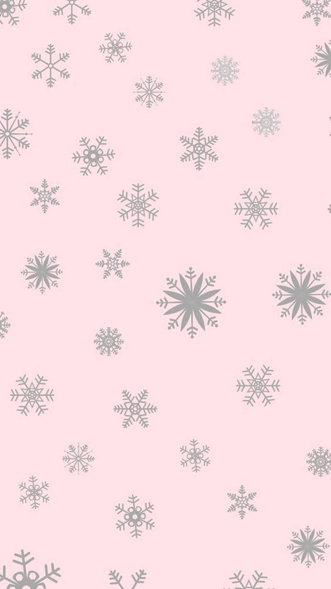 Instagram Story Winter Snowflakes Pattern Wallpaper
