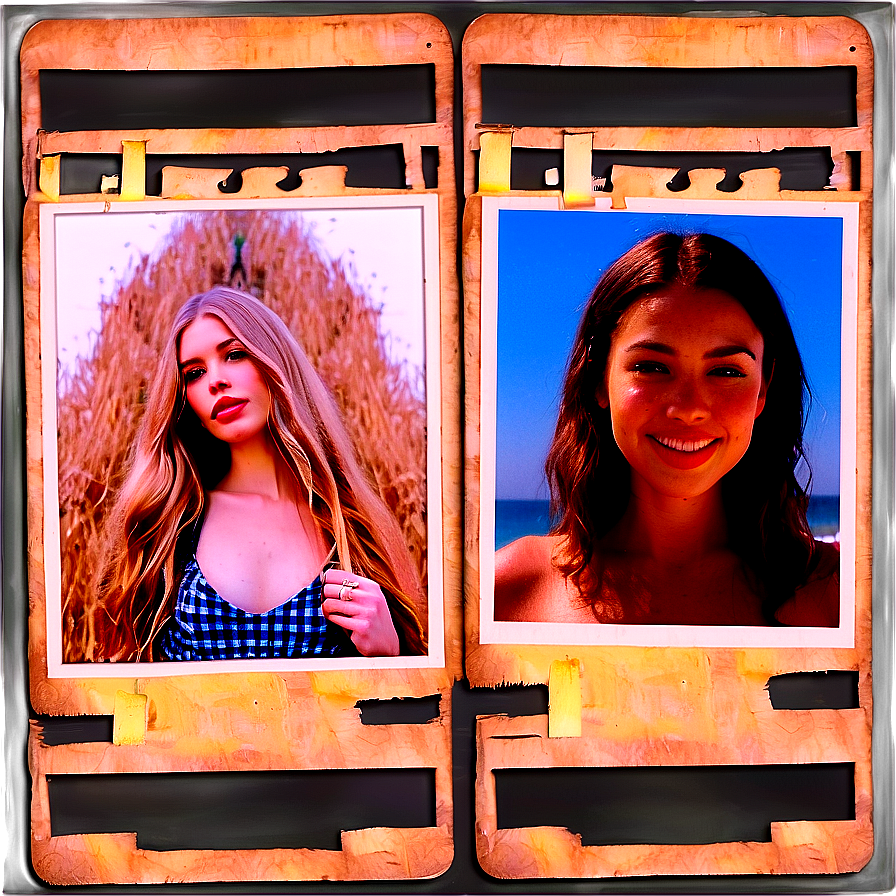 Instant Photo Polaroid Template Png Ggs32 PNG