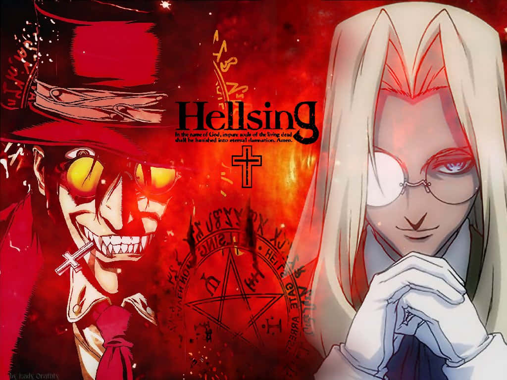 Integra Hellsing: The Elegant Yet Fierce Leader Of Hellsing Organization Wallpaper