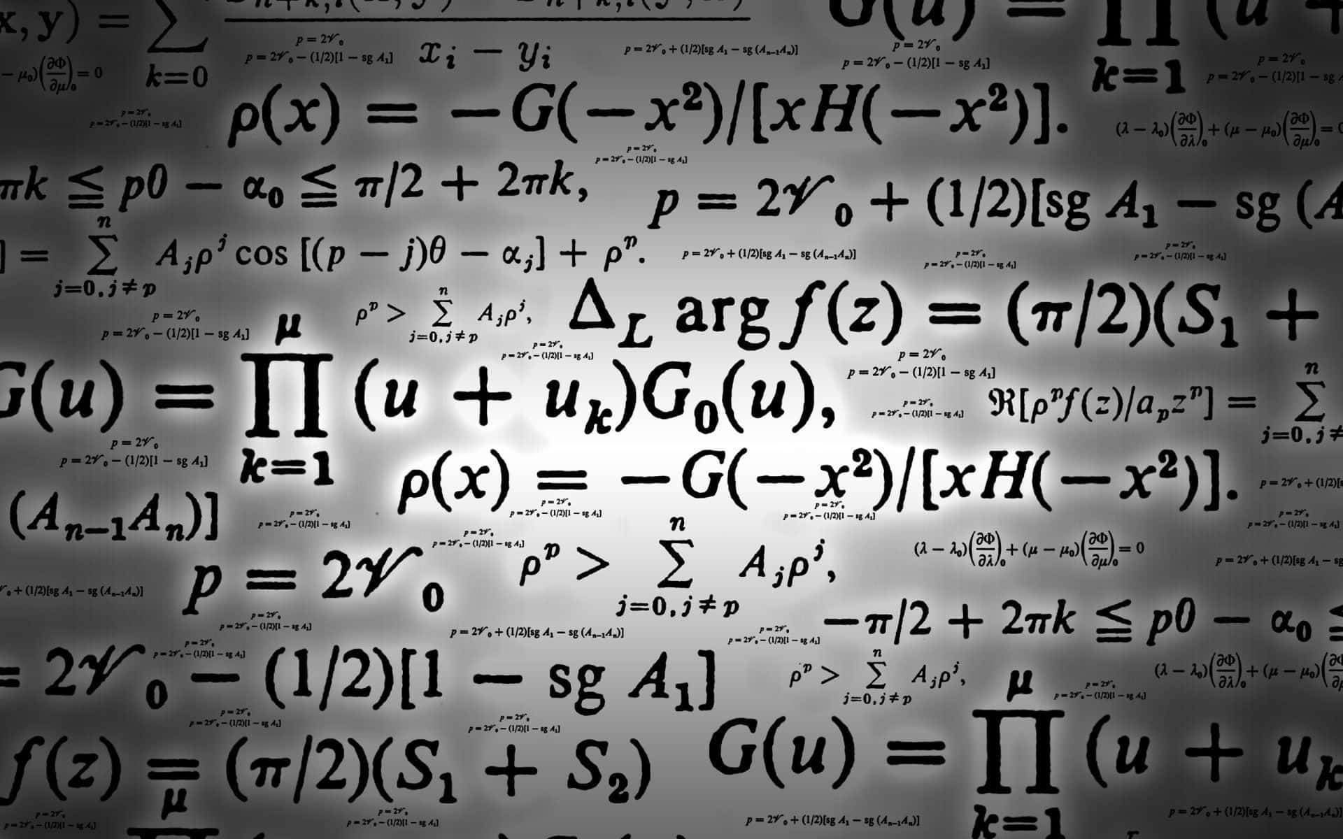 Integral Mathematical Equations Wallpaper