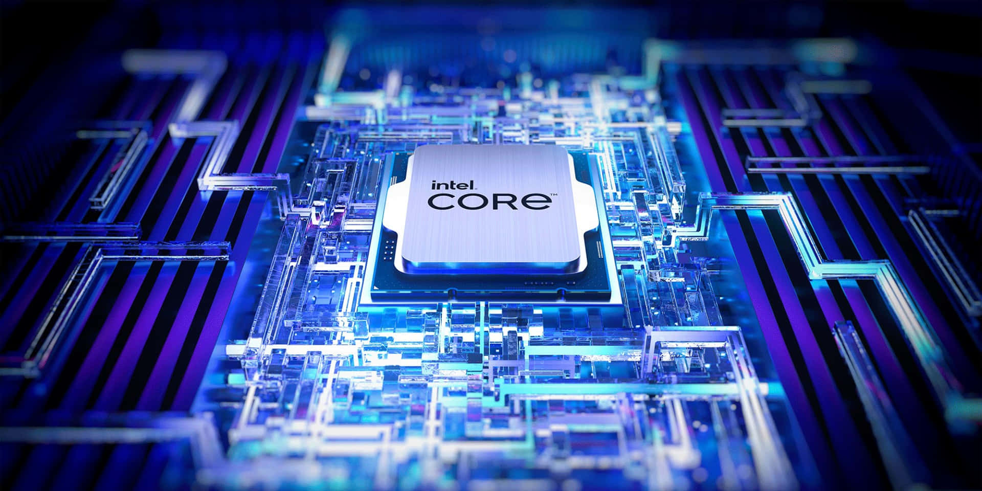 Intel Core Processor Circuitry Wallpaper