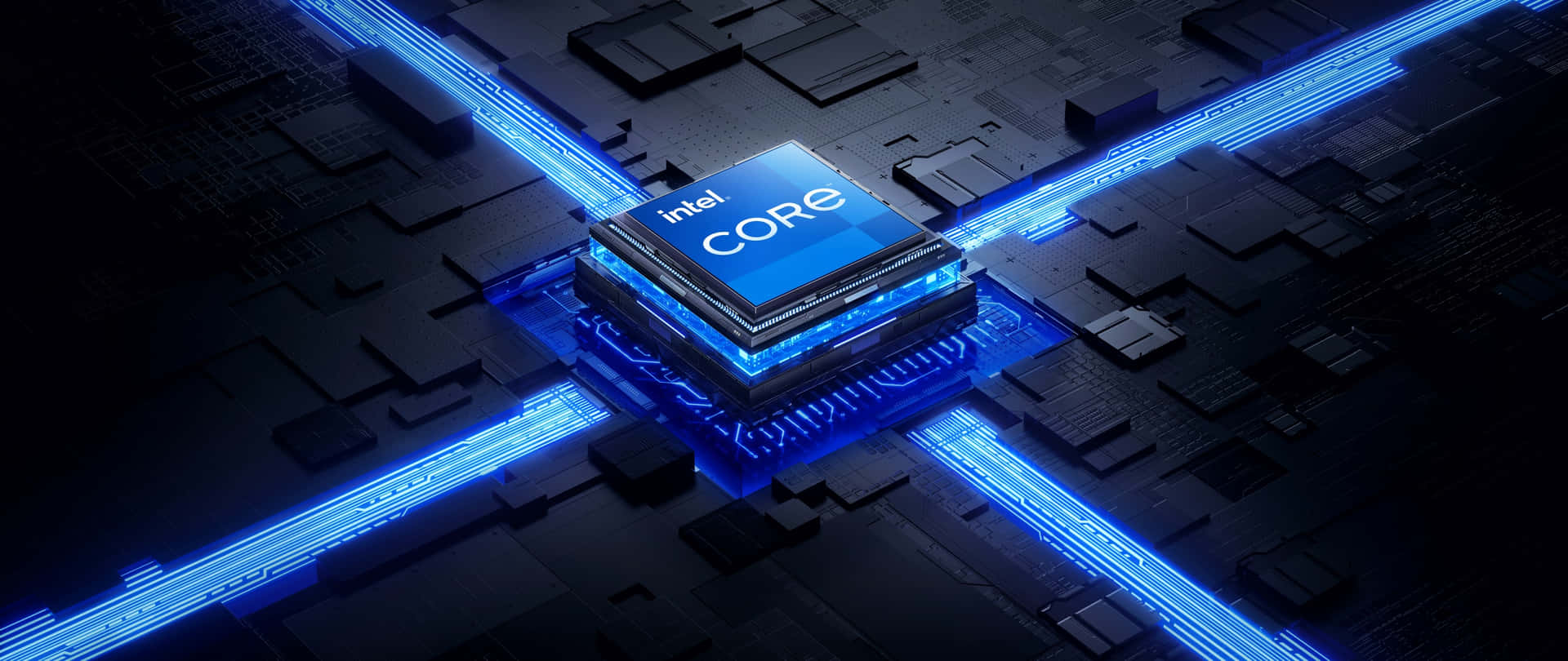 Intel Core Processor Illuminated Wallpaper