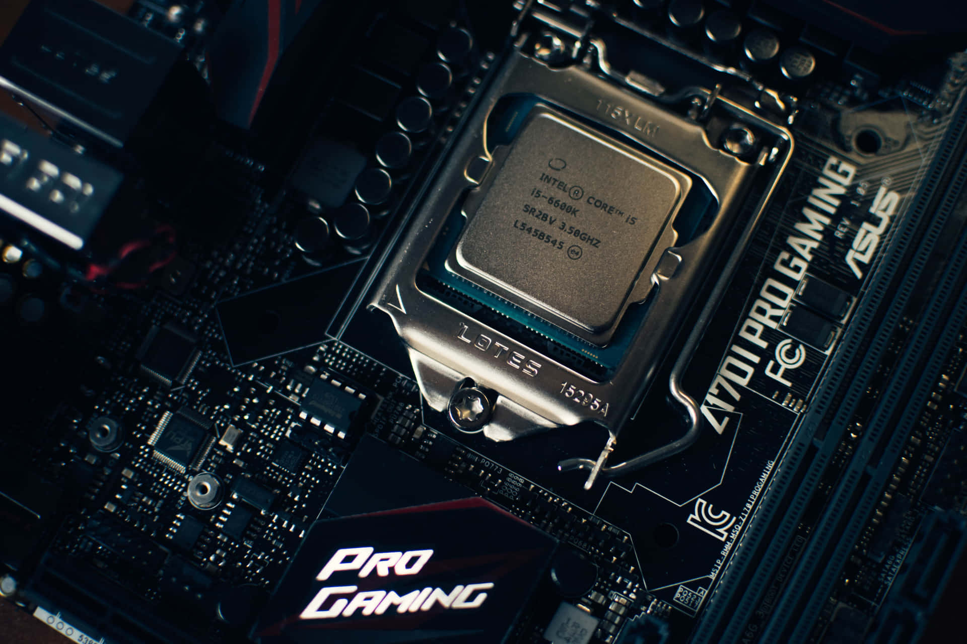 Download Intel Corei5 Motherboard Closeup Wallpaper | Wallpapers.com