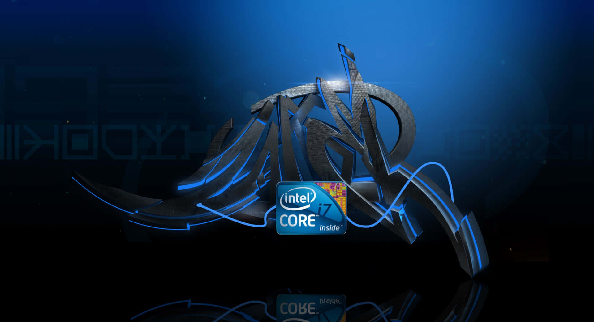 Intel Corei7 Abstract Design Wallpaper