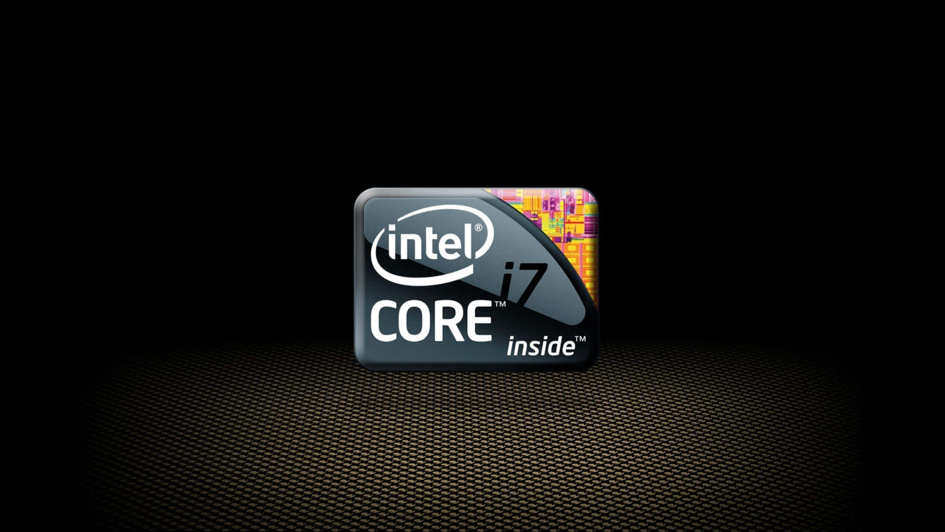 Intel Corei7 Processor Badge Wallpaper