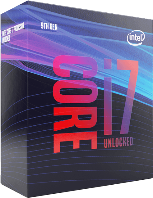 Intel Corei79th Gen Processor Box PNG