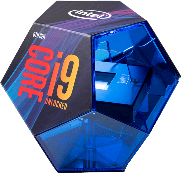 Intel Corei99th Gen Processor Packaging PNG