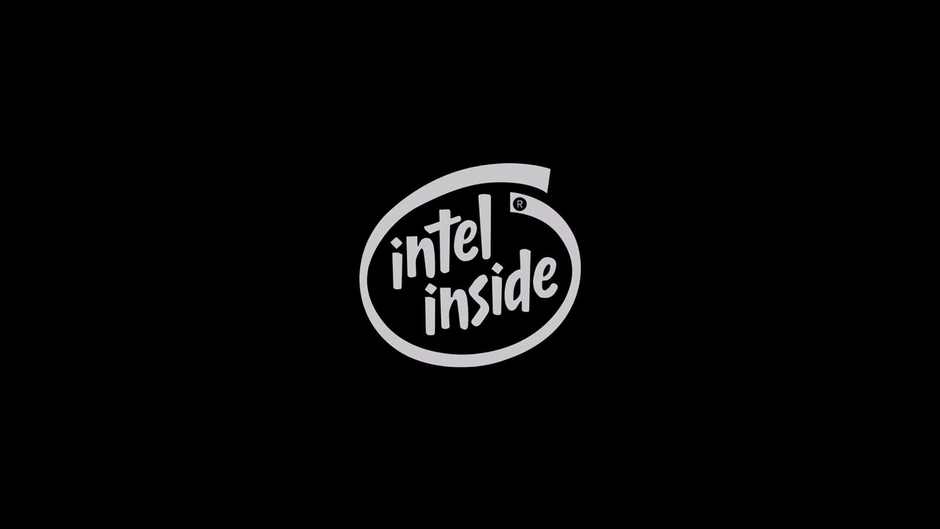 Intel Inside Logoon Black Background Wallpaper