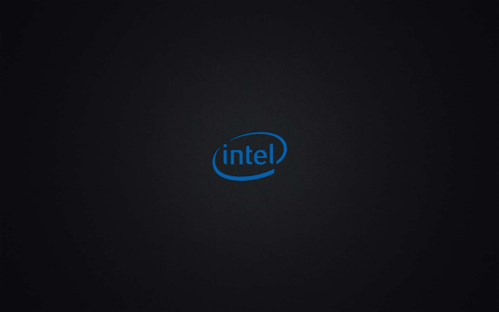 Intel Logo Dark Background Wallpaper