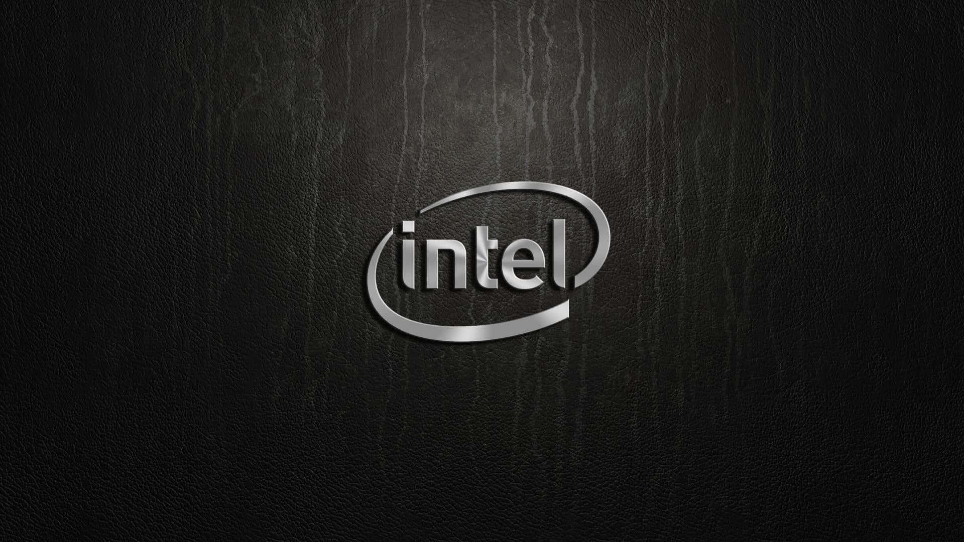 Intel Logoon Dark Background Wallpaper