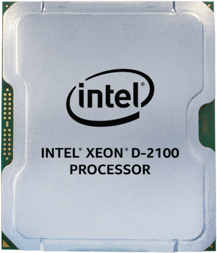 Intel Xeon D2100 Processor Top View PNG