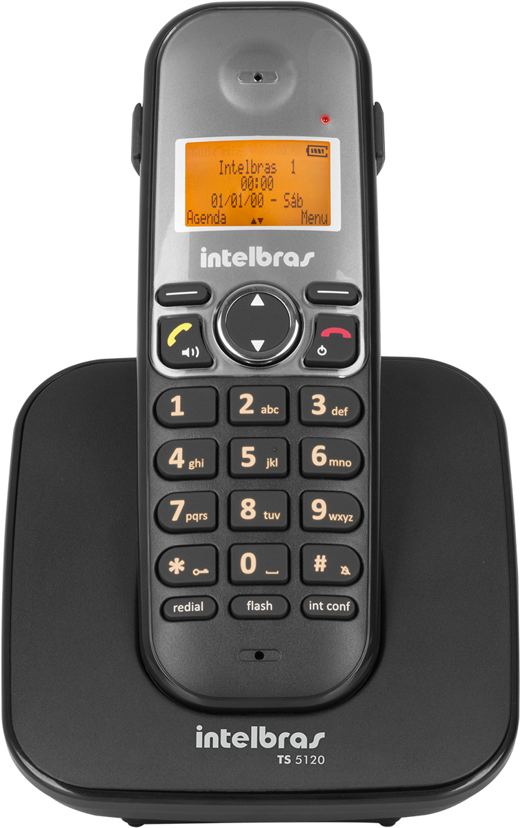 Intelbras Cordless Phone Docked PNG