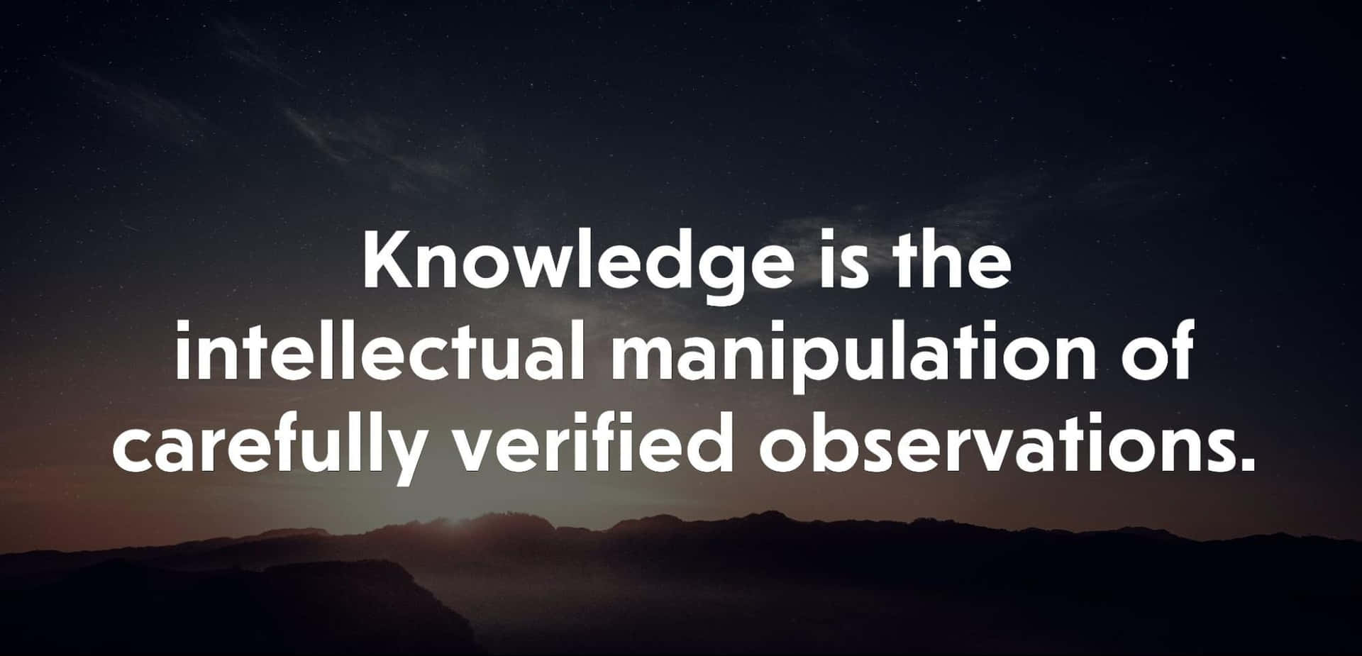 Intellectual Manipulation Quote Wallpaper