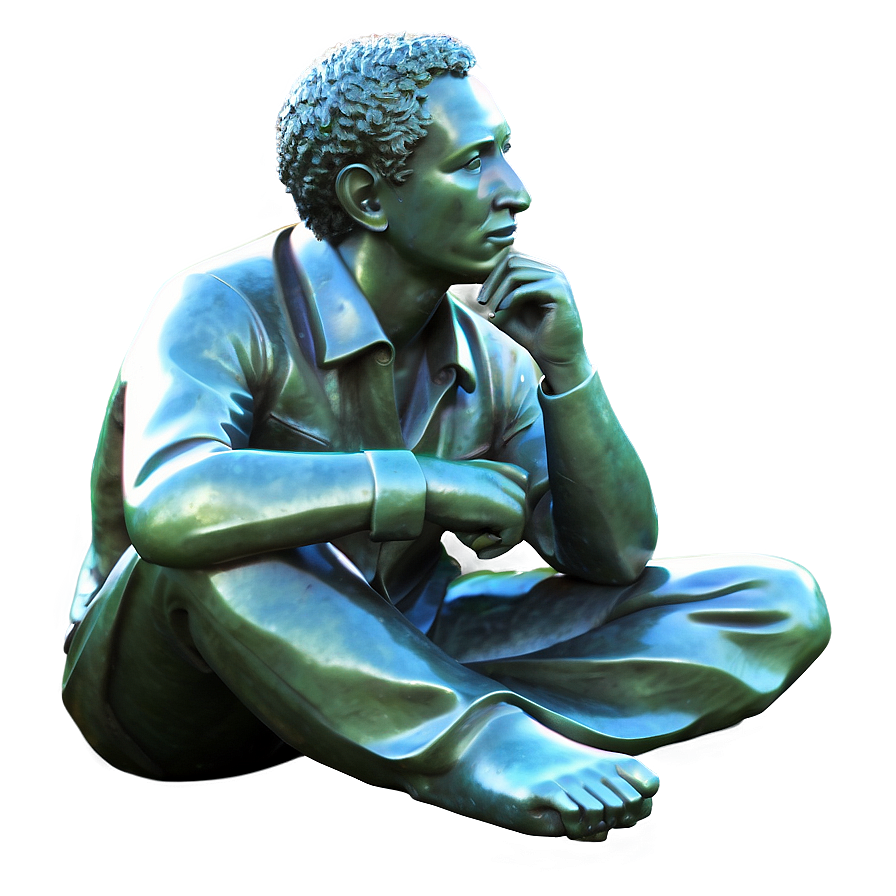 Intellectual Thinker Statue Png 06262024 PNG