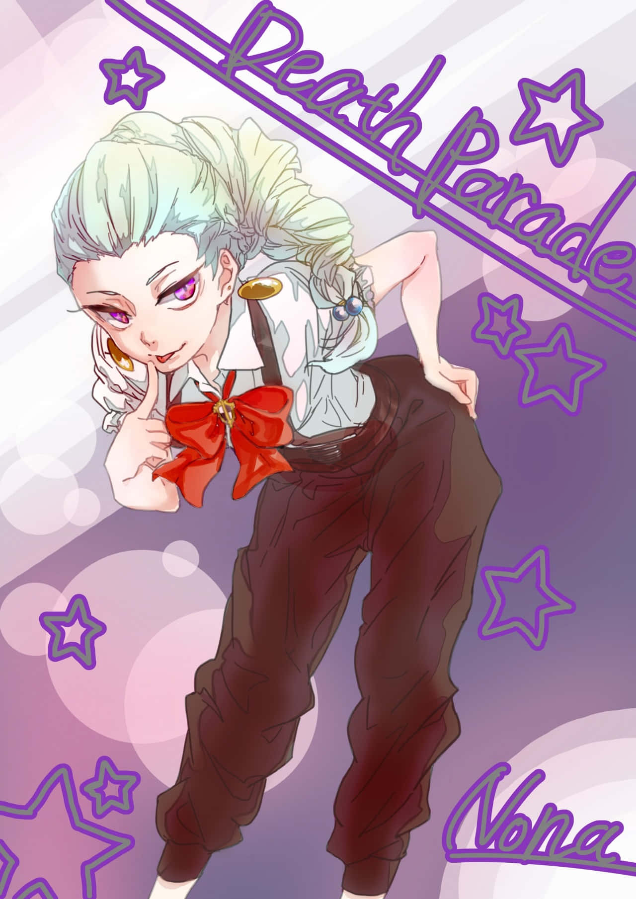 Download Intelligent And Enigmatic - Death Parade’s Nona Wallpaper