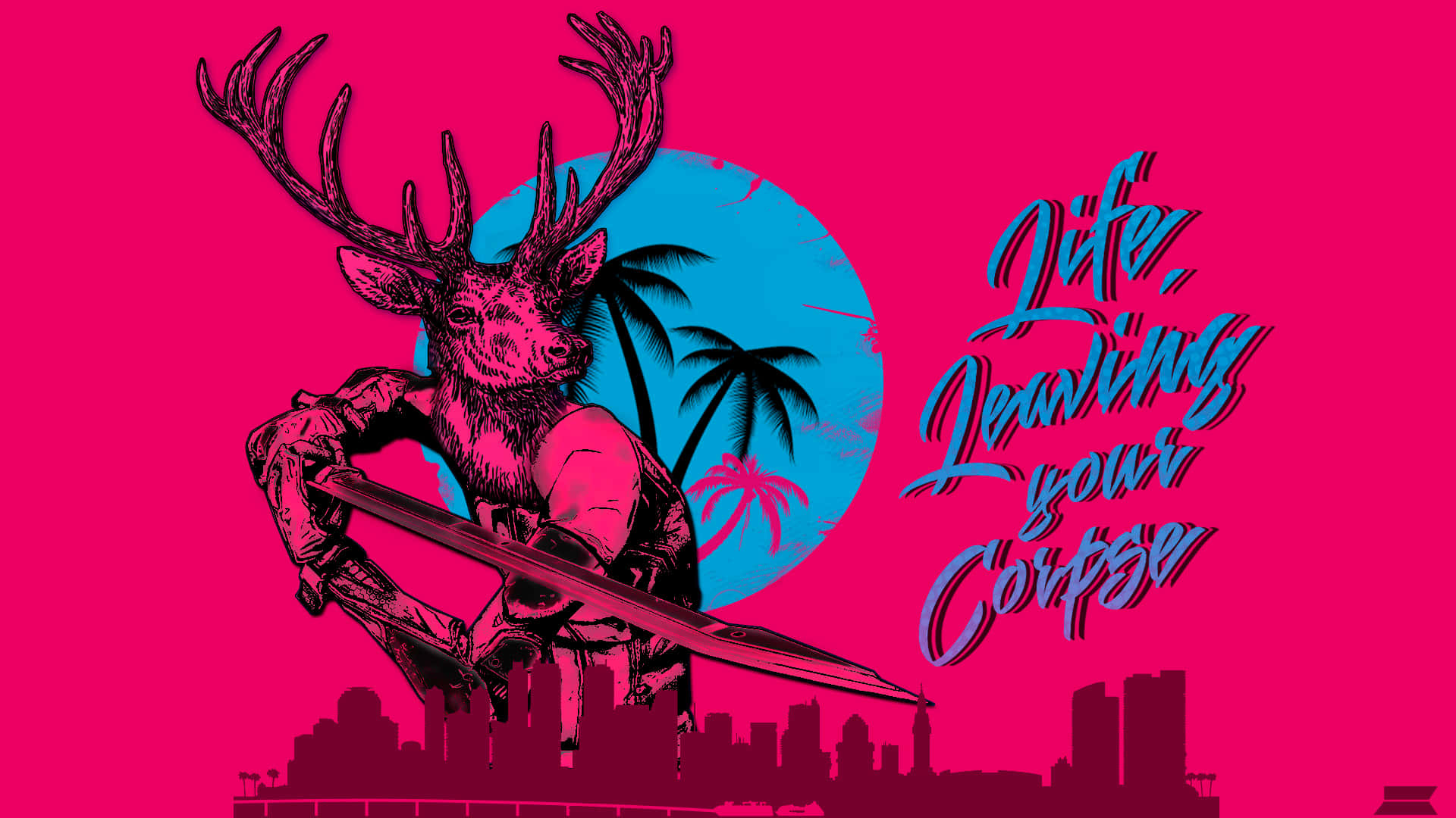 Intensascena D'azione Di Hotline Miami