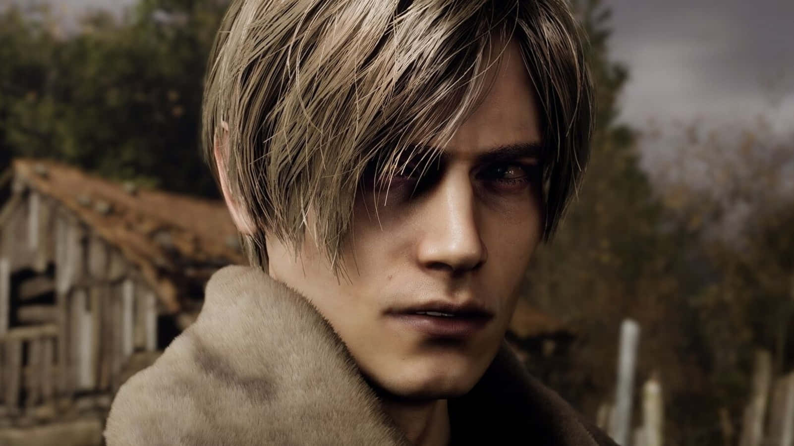 Intense And Fearless - Leon S. Kennedy In Action Wallpaper