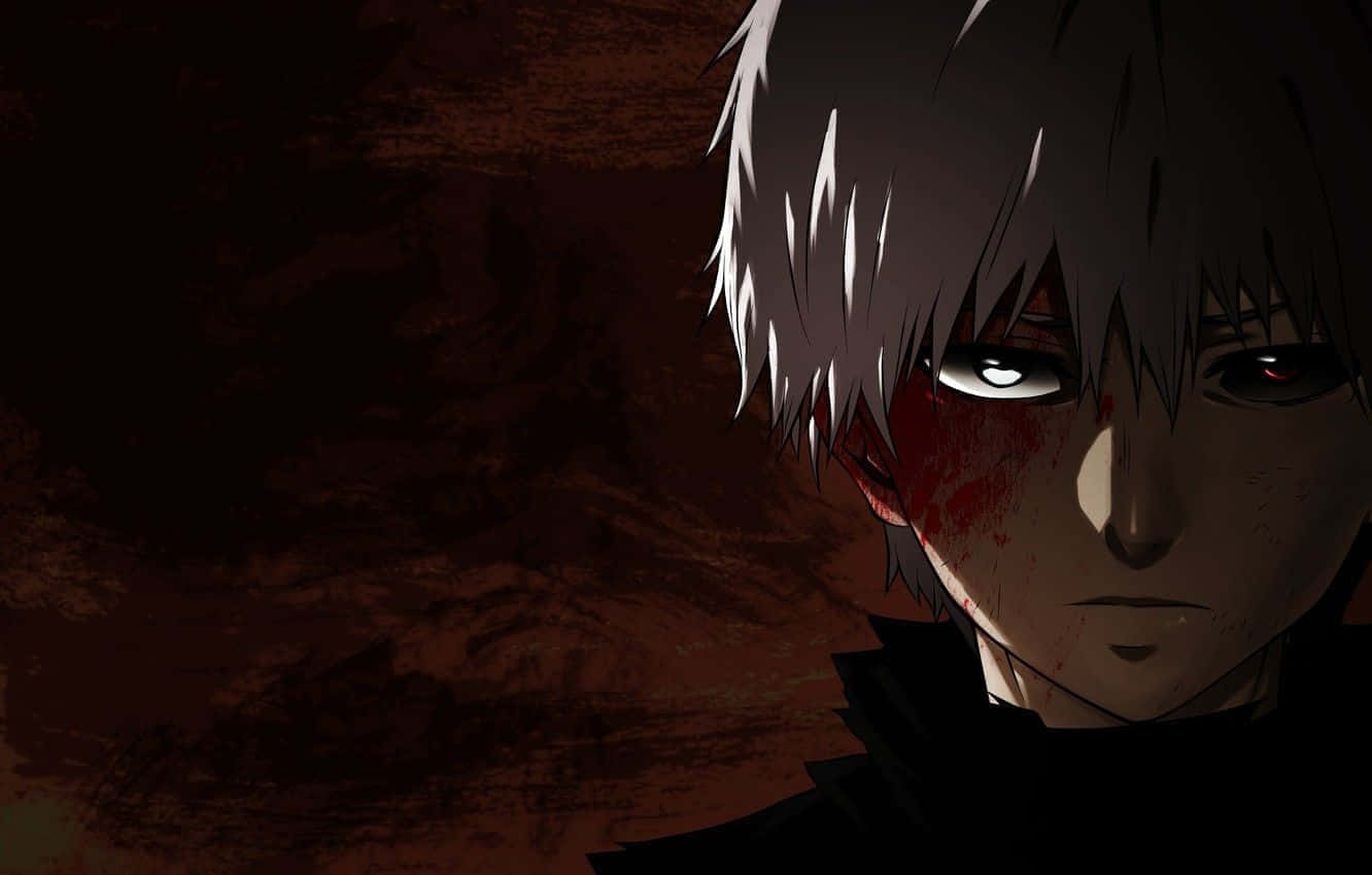 Intense_ Anime_ Character_ Bloodied_ Face.jpg Wallpaper