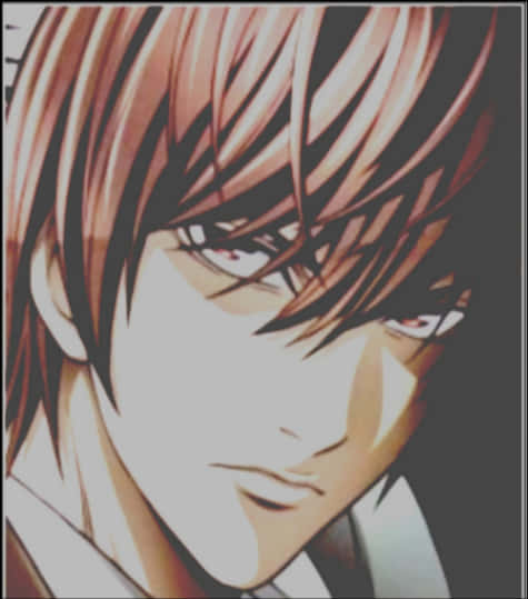 Intense Anime Character Portrait PNG