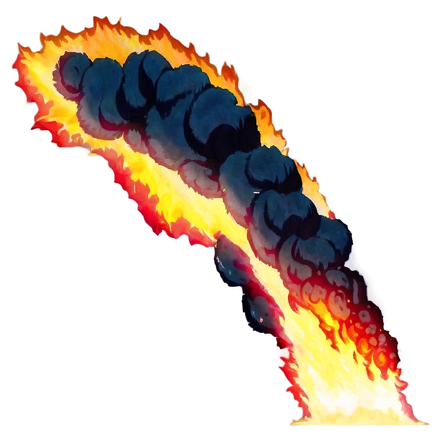 Intense Anime Inferno Png Fxn PNG