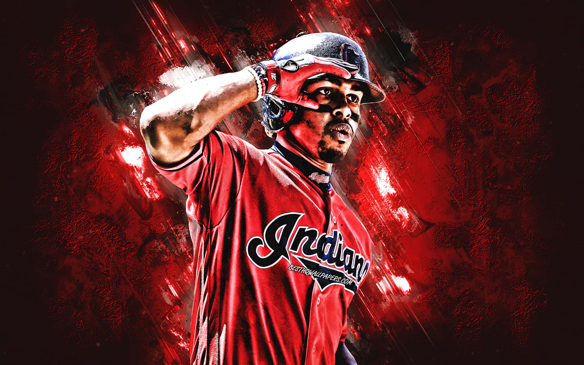 Intense_ Baseball_ Player_ Artwork.jpg Wallpaper