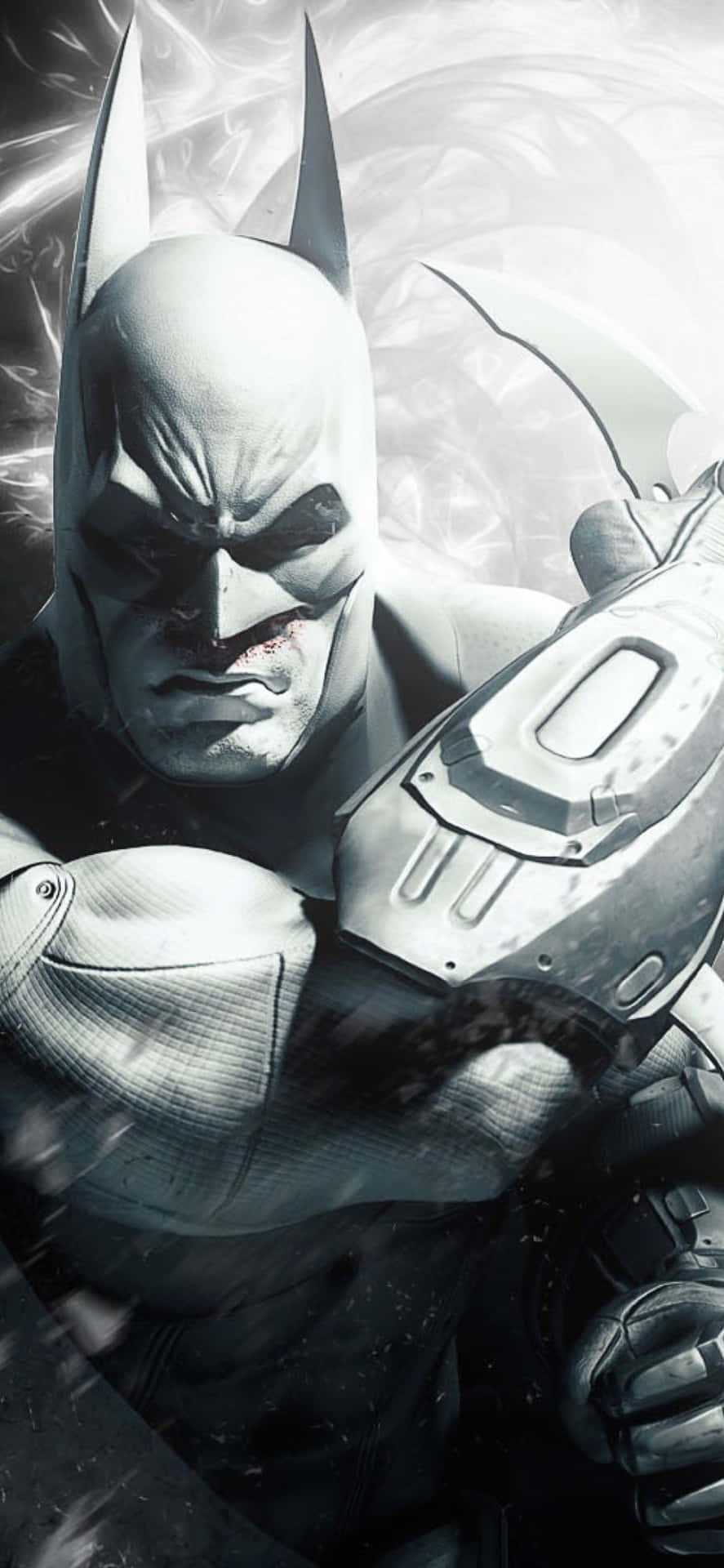 Intense Batman Arkham City Artwork Wallpaper