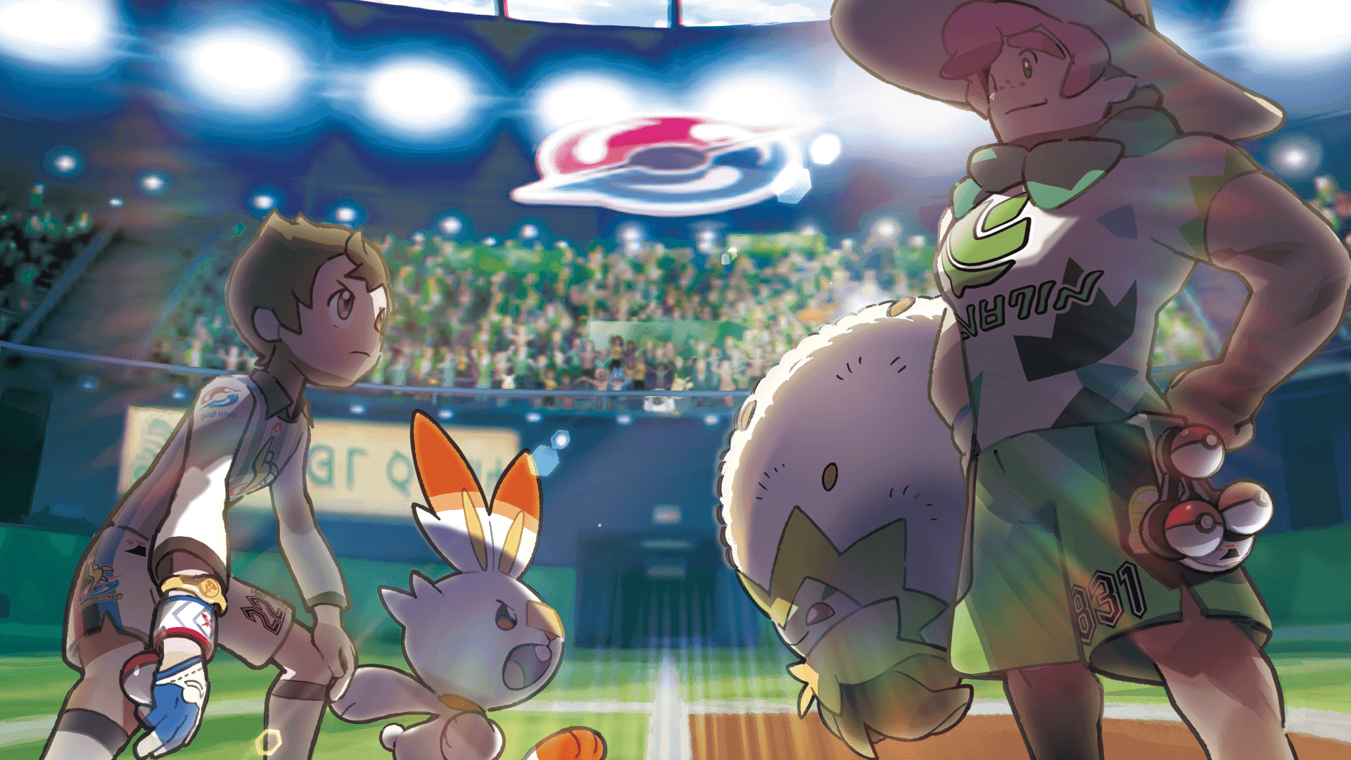Intense Battle In Pokemon Stadium Wallpaper