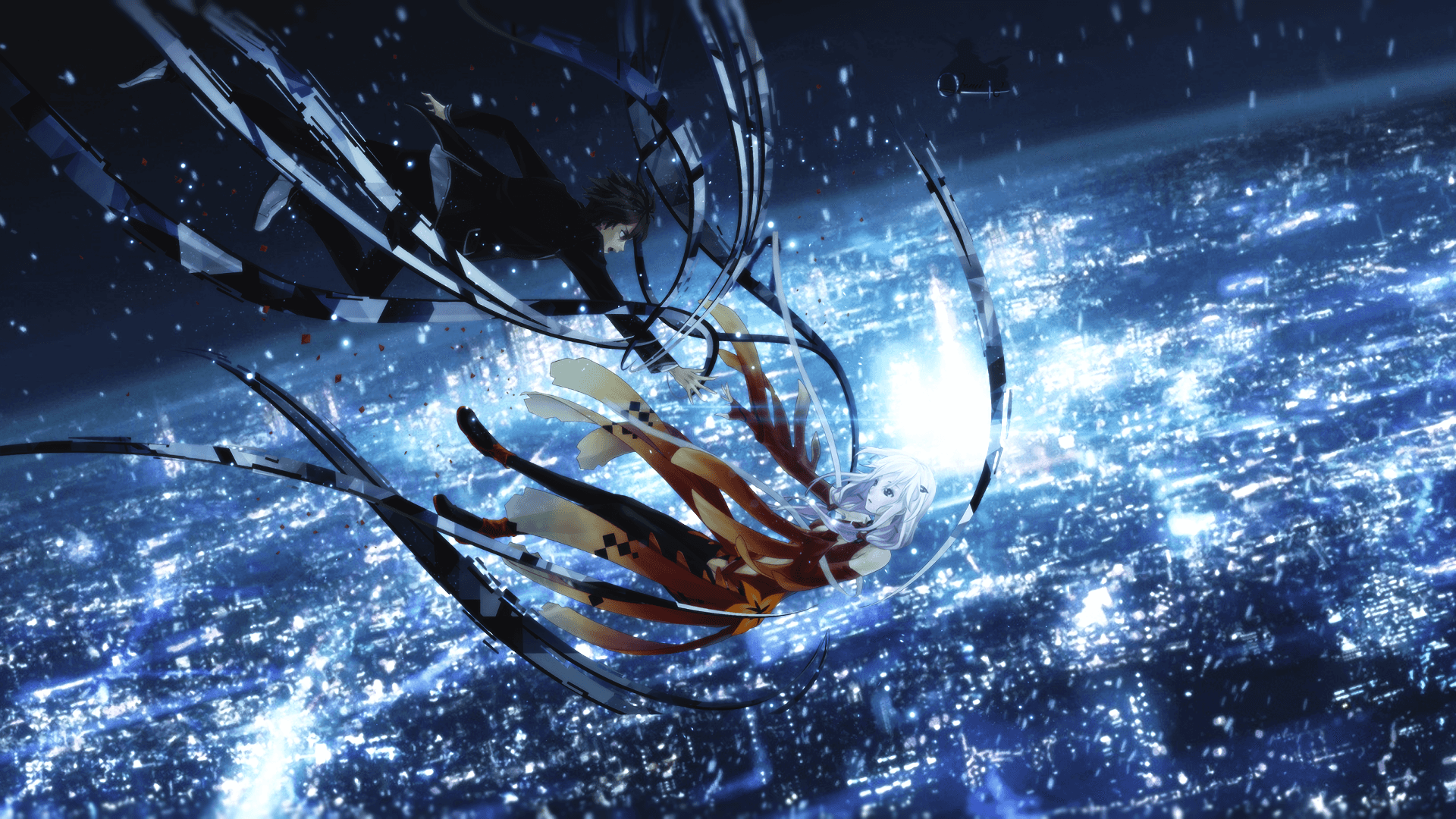 Intense Battle Scene From Guilty Crown Anime Series