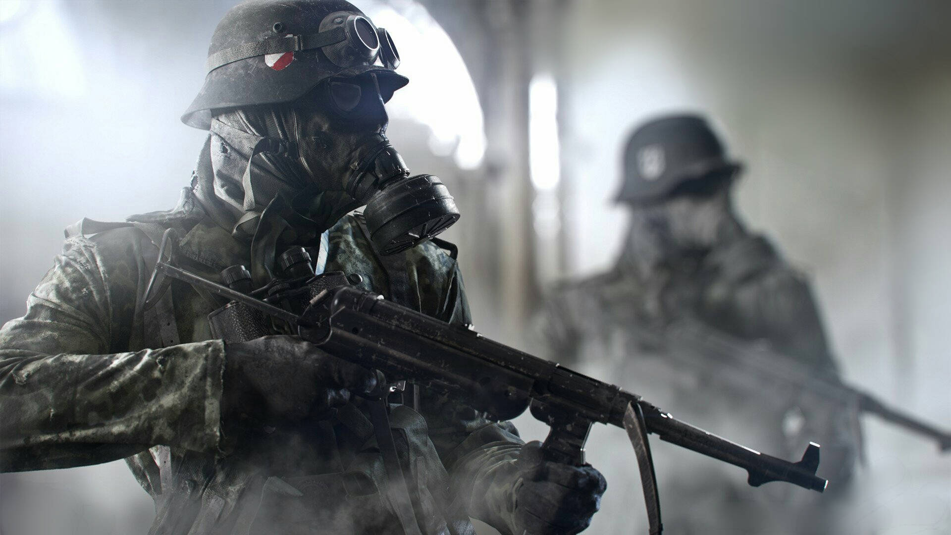 Intense Battlefield 5 Combat Scene Wallpaper