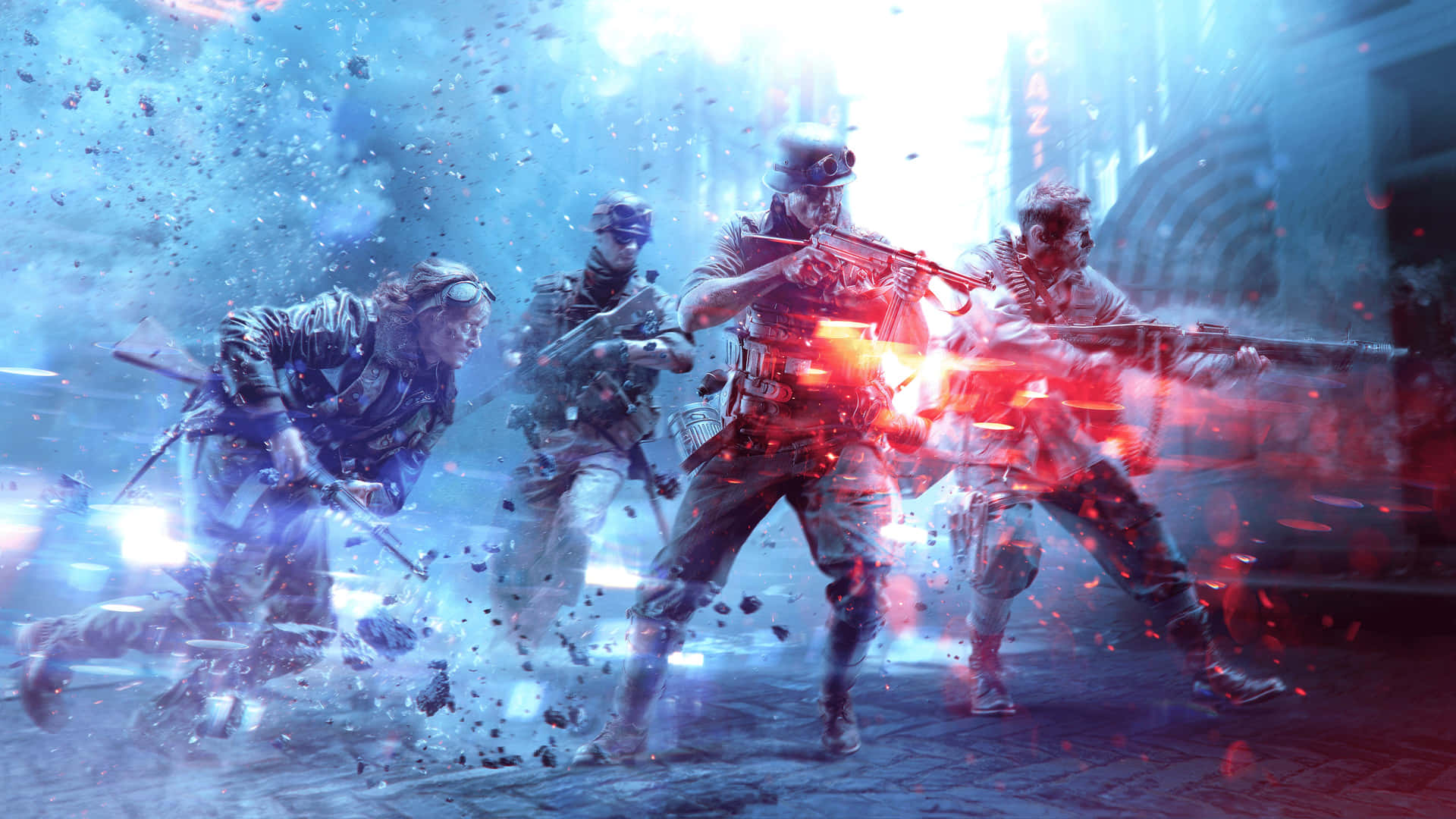 Intense_ Battlefield_ Action Wallpaper