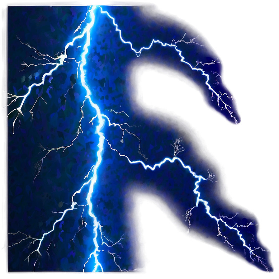 Intense Blue Lightning Png 18 PNG