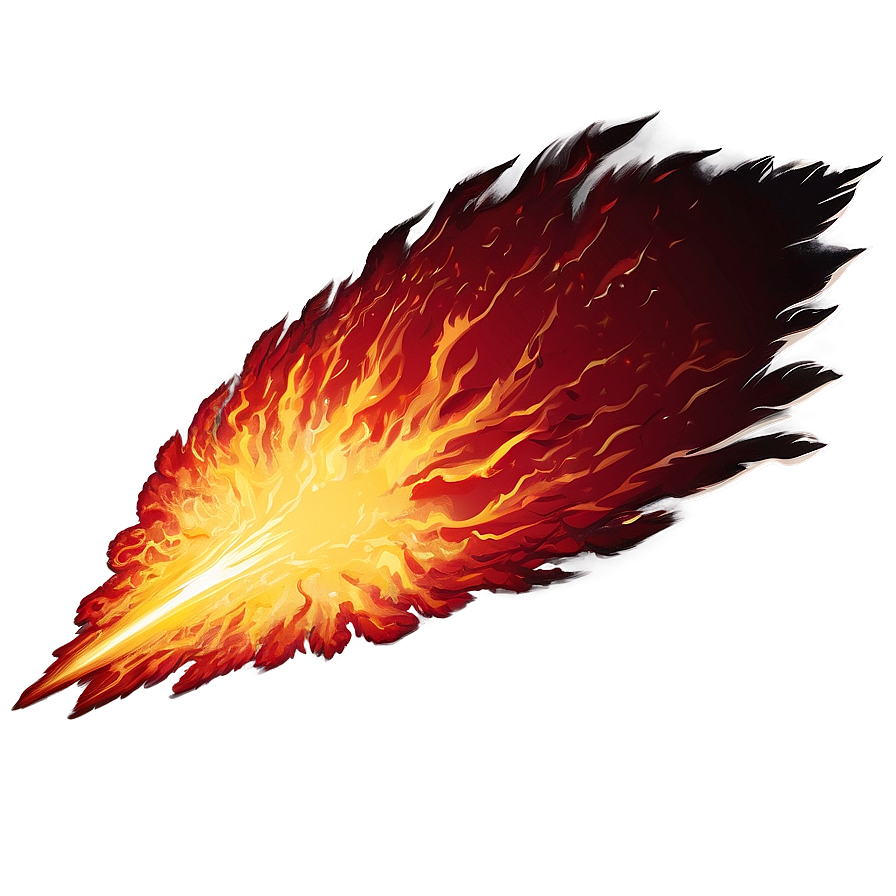 Intense Fireball Png B PNG