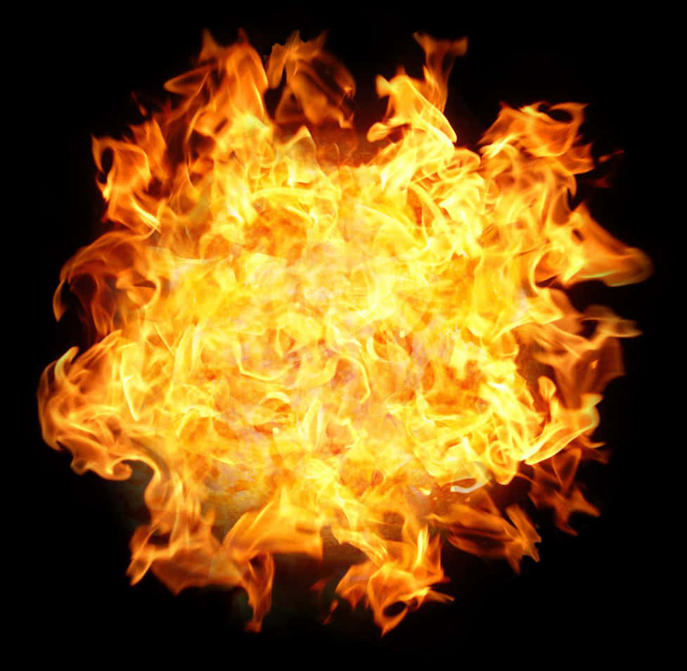 Intense_ Flame_ Ball PNG