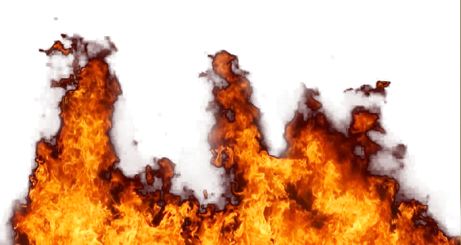 Intense Flames Raging Fire PNG