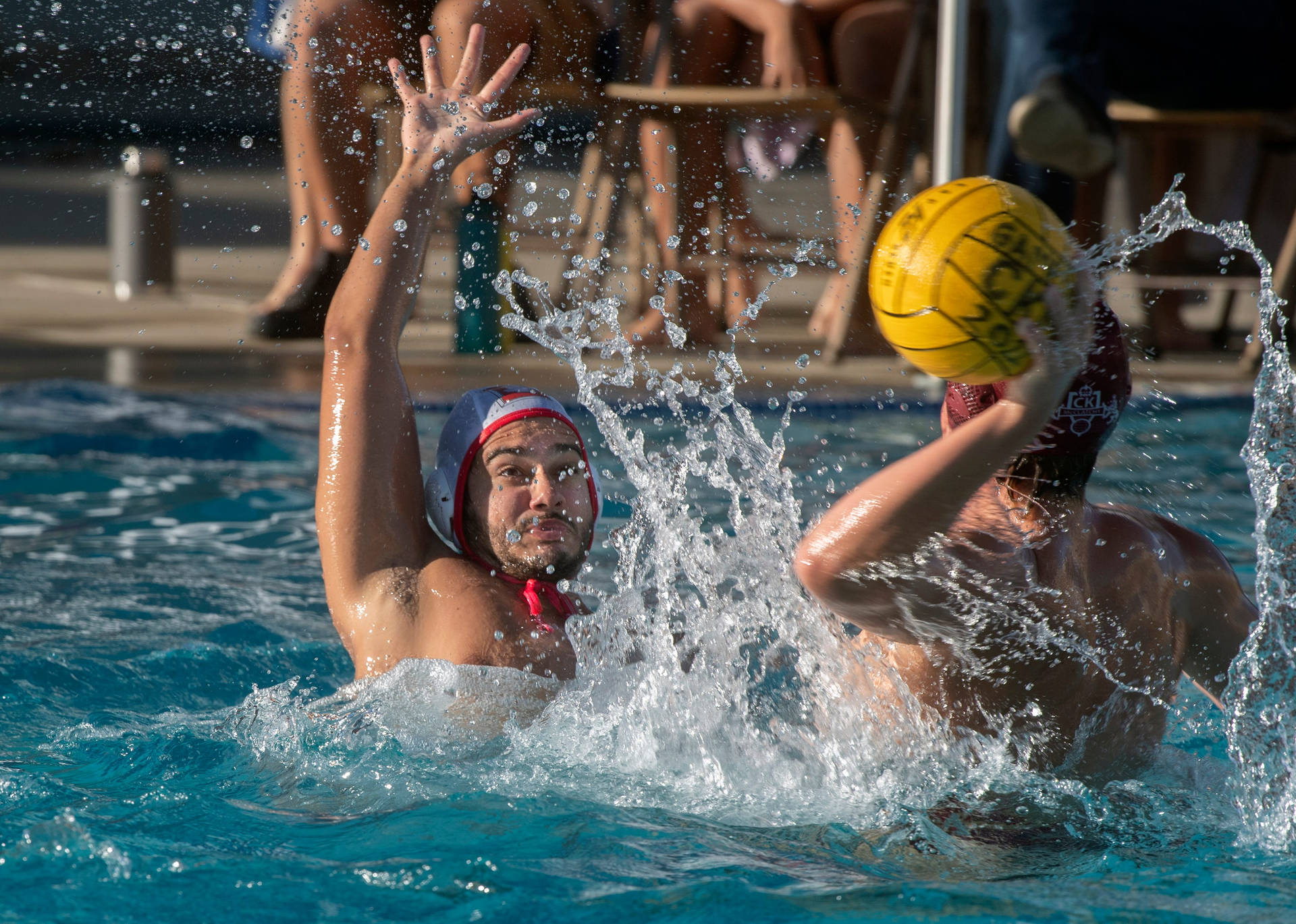 Intense Game Of Water Polo Wallpaper