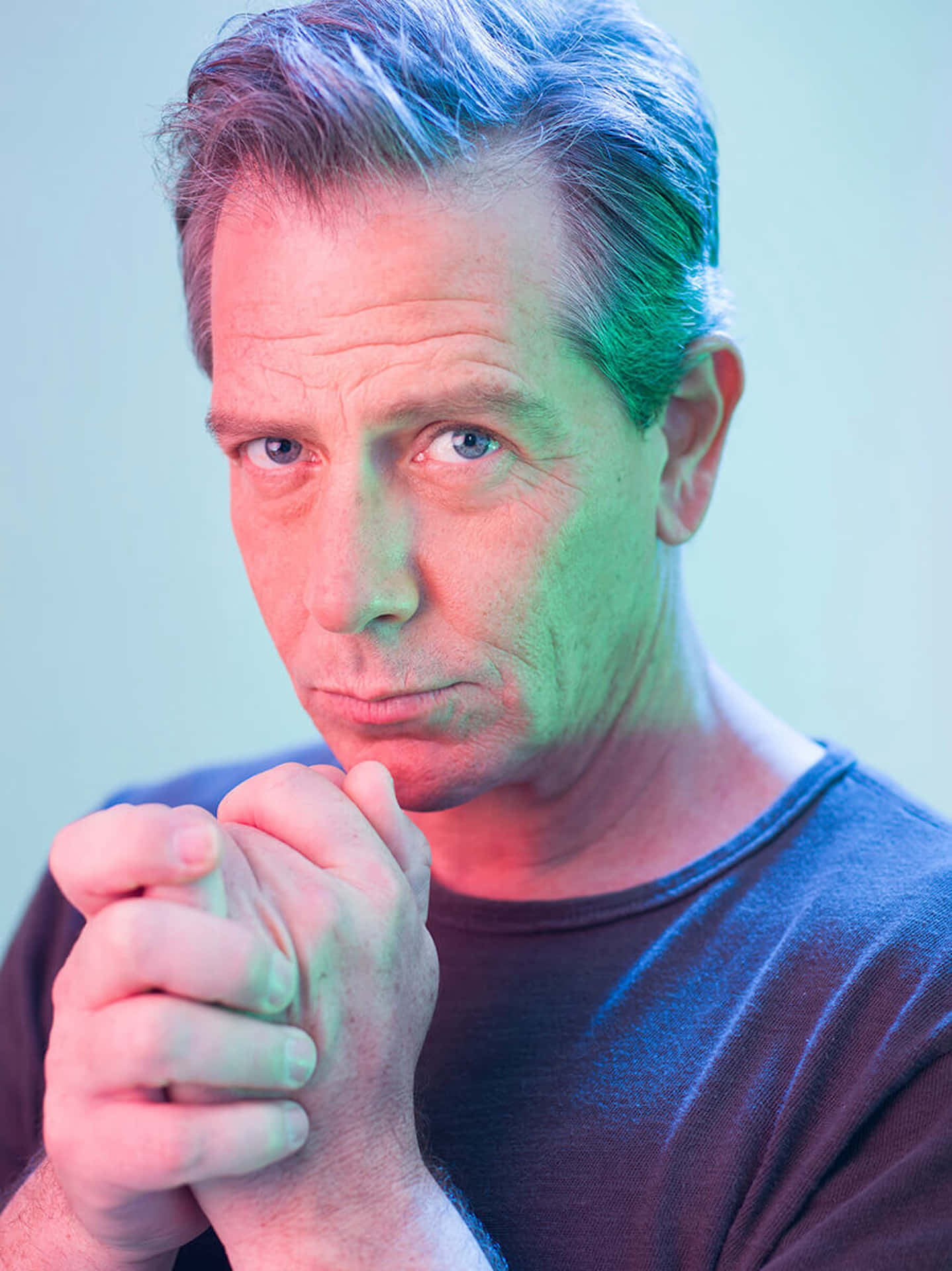 Intense Gaze Ben Mendelsohn Portrait Wallpaper