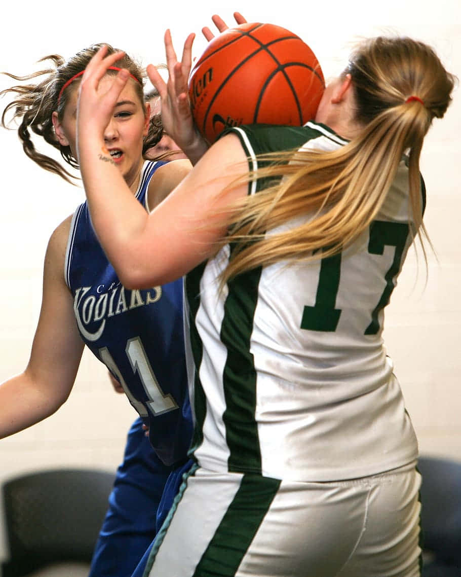 Intense_ Girls_ Basketball_ Defense.jpg Wallpaper