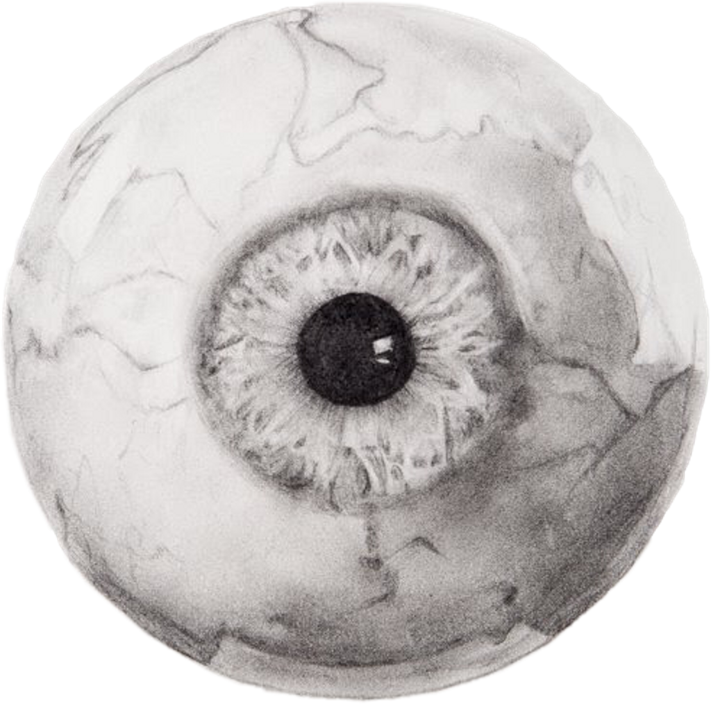 Intense Human Eye Drawing PNG