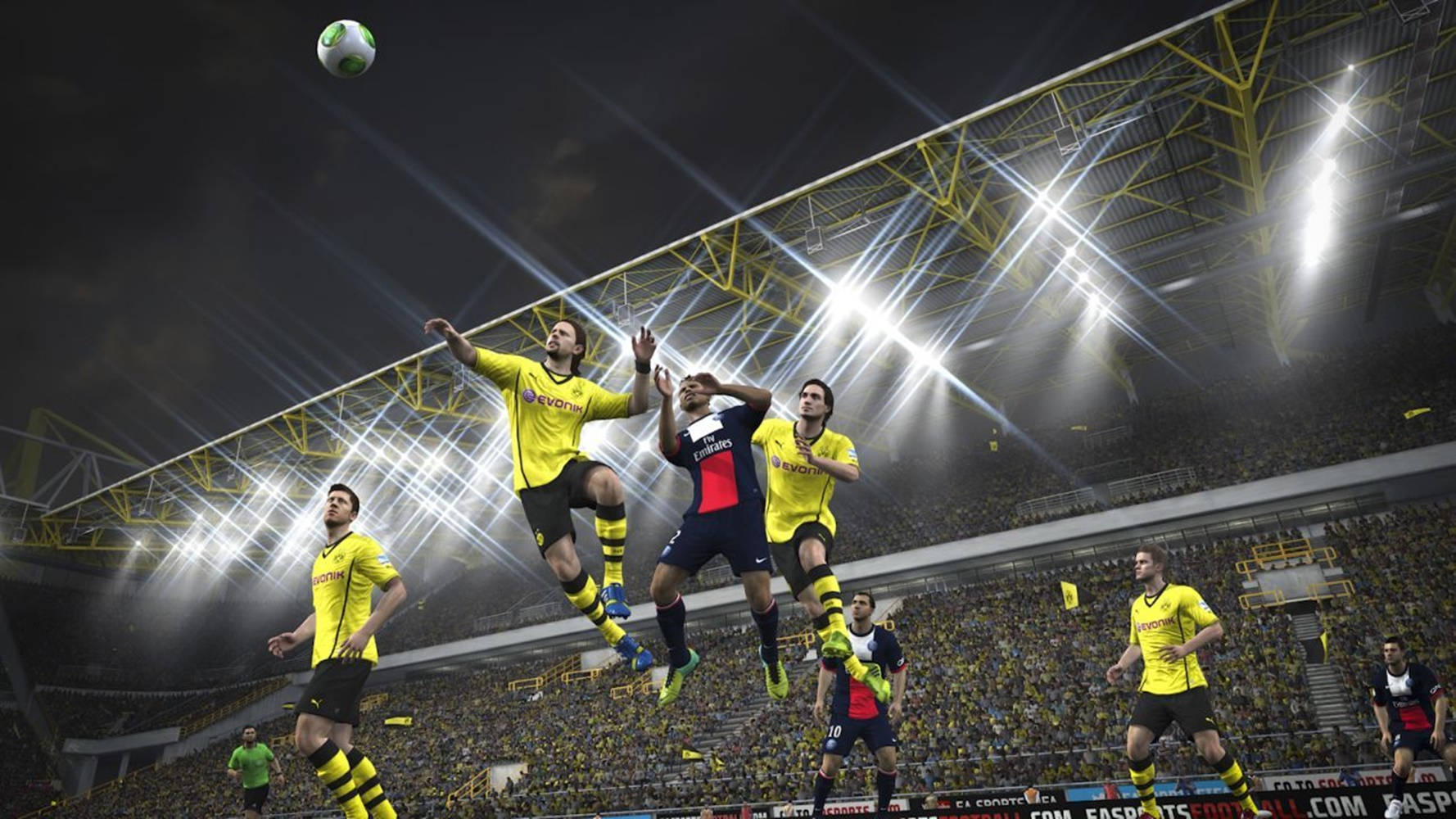 Intense Kickoff In Fifa 21 Video Game Wallpaper
