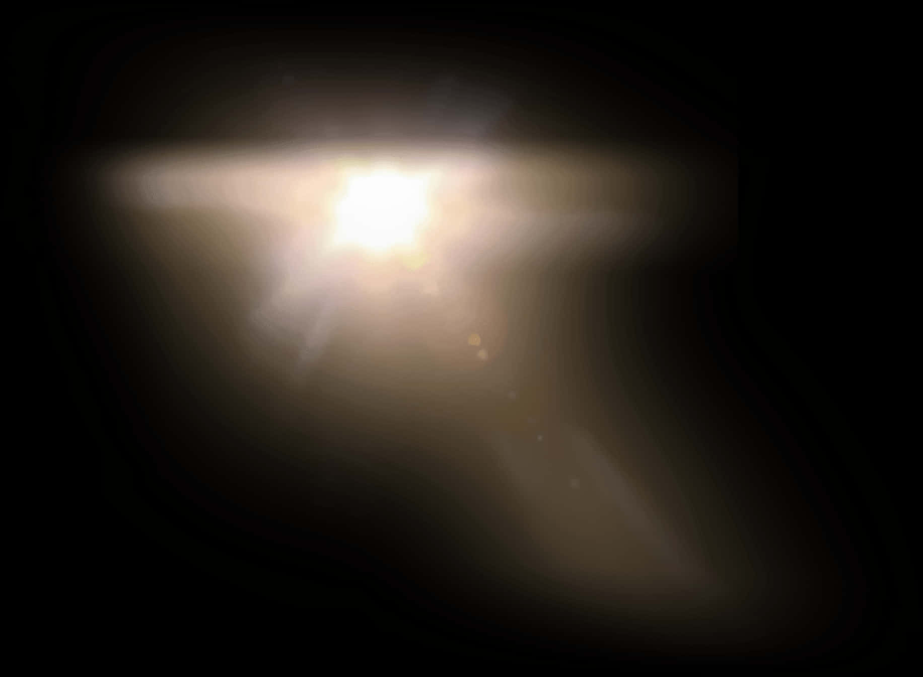Intense Lens Flare Effect PNG