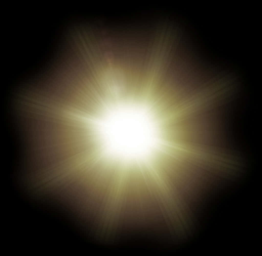 Intense Lens Flare Glow PNG