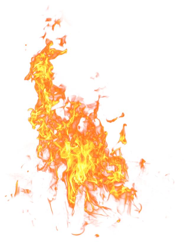 Download Intense Orange Flames | Wallpapers.com