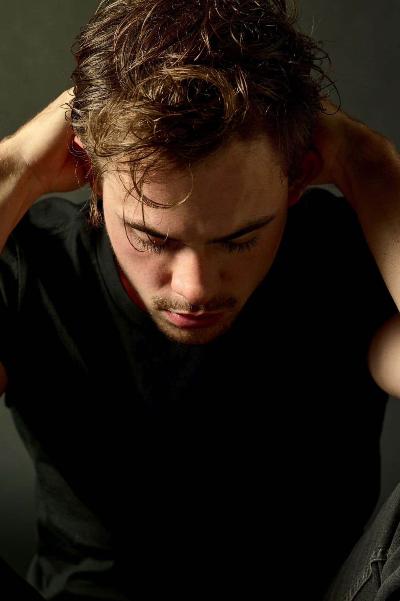 Intense Portrait Dacre Montgomery Wallpaper