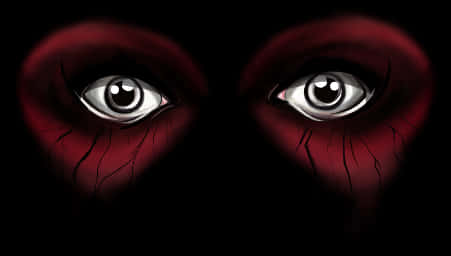 Intense Red Eyesin Darkness PNG