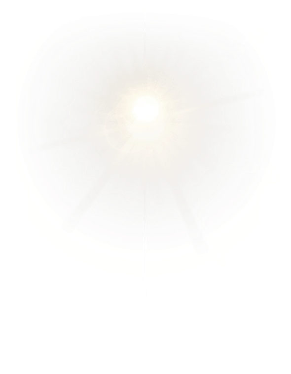 Intense White Lens Flare Graphic PNG
