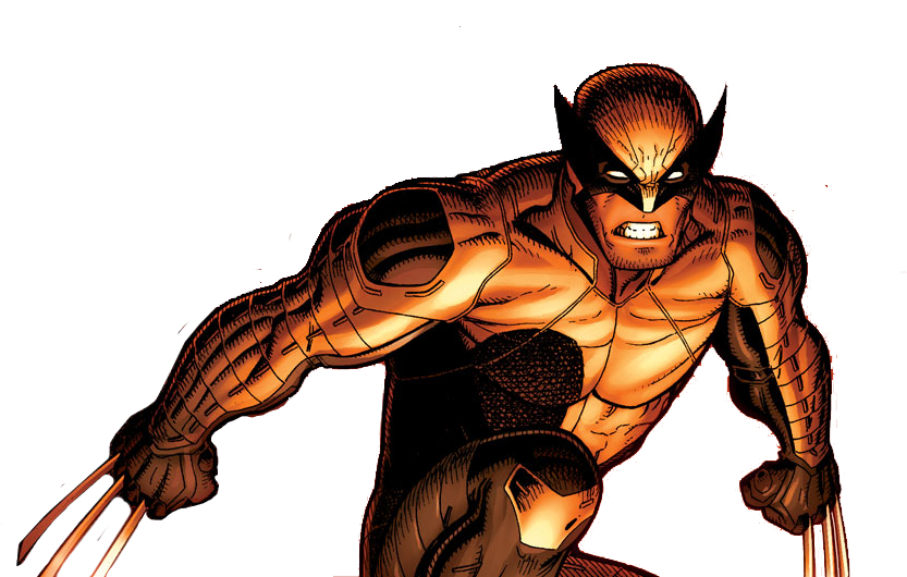 Intense Wolverine Comic Artwork PNG