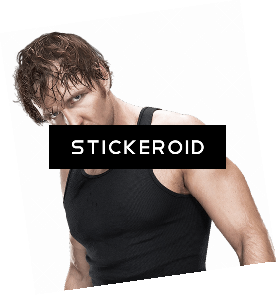 Intense Wrestler Portrait PNG