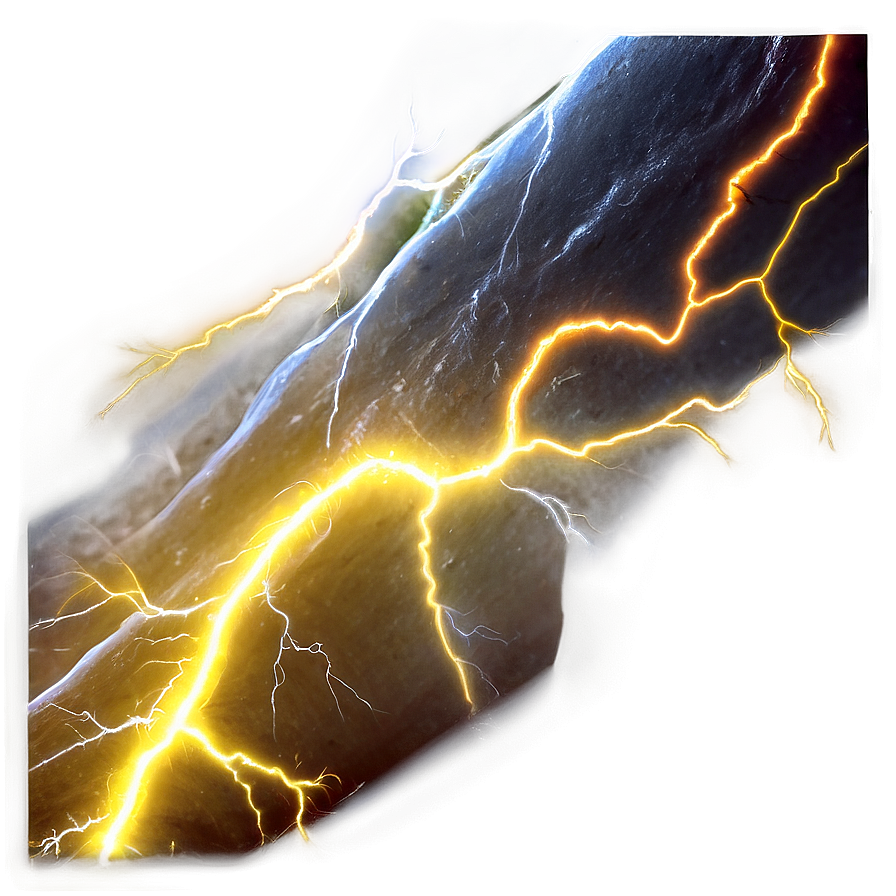 Intense Yellow Lightning Png Ntl PNG