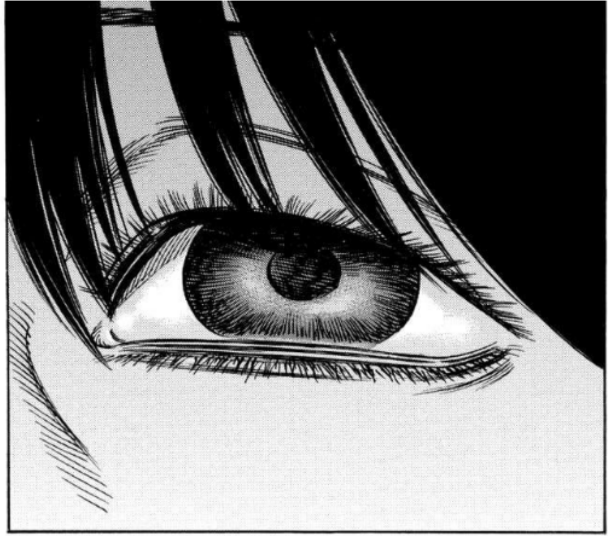 Intense_ Gaze_ Manga_ Style_ Eye PNG