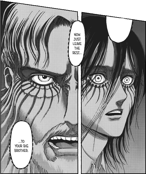 Intense_ Manga_ Panel_ Eren_and_ Zeke PNG
